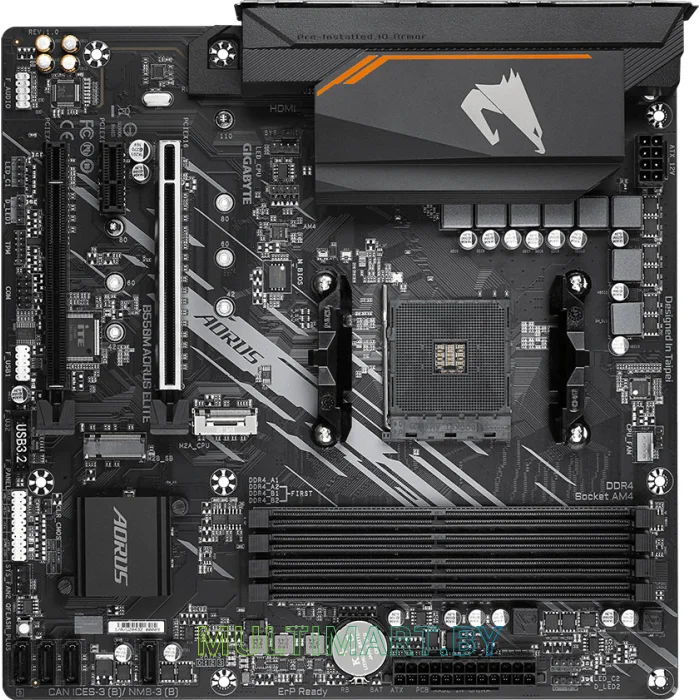 Материнская плата Gigabyte B550M AORUS ELITE (rev. 1.3)